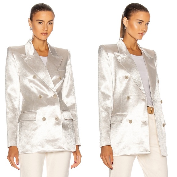 SMYTHE Ski Slope Blazer Jacket in Pearl Size Medium - Picture 10 of 10